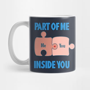 Funny Valentine Puzzle for Men Mug